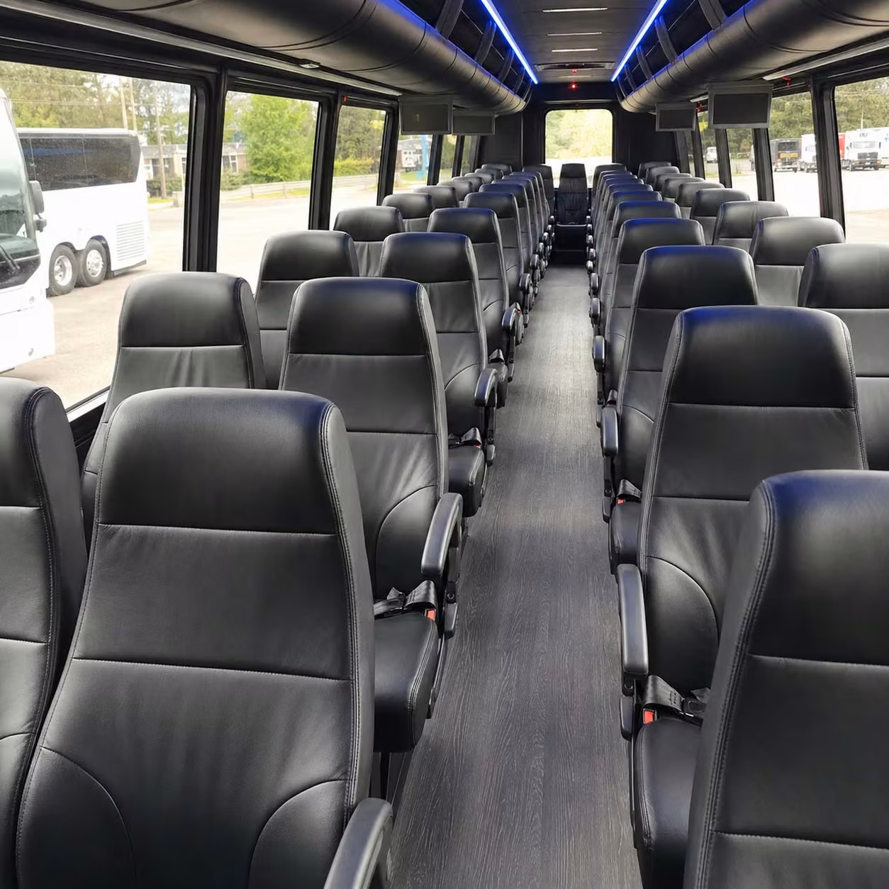 25 passenger minibus inside