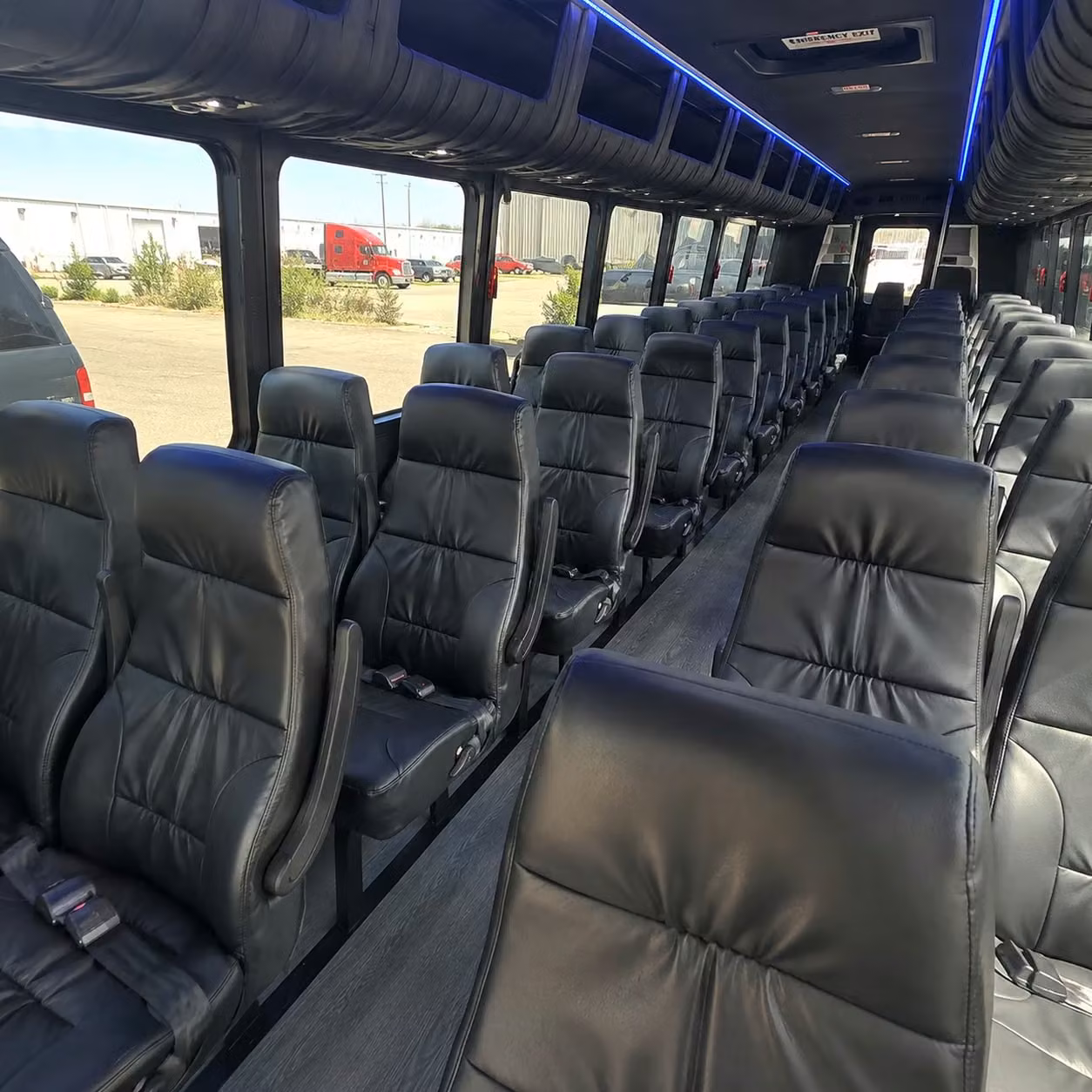 30 passenger minibus inside