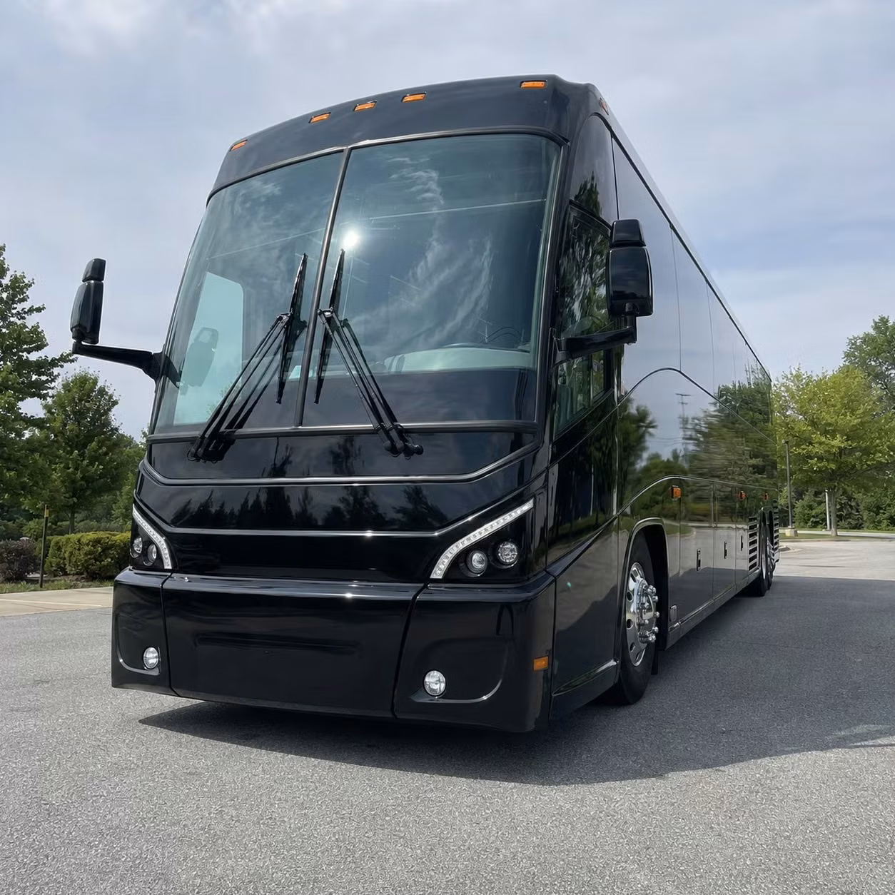 56 passenger charter bus