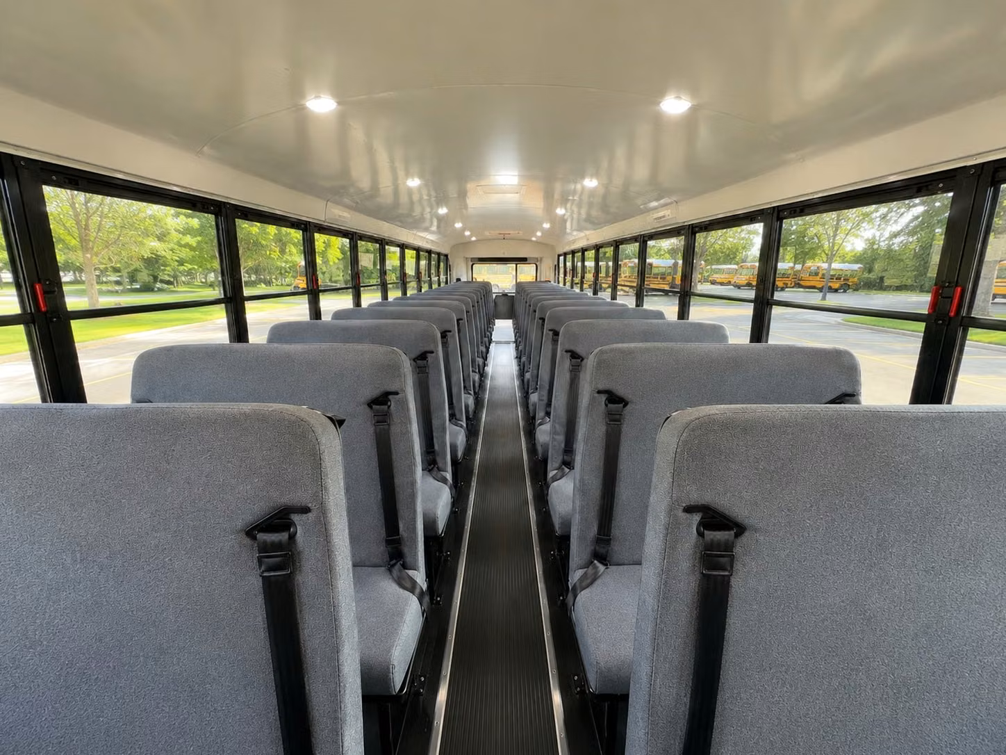 school bus interior