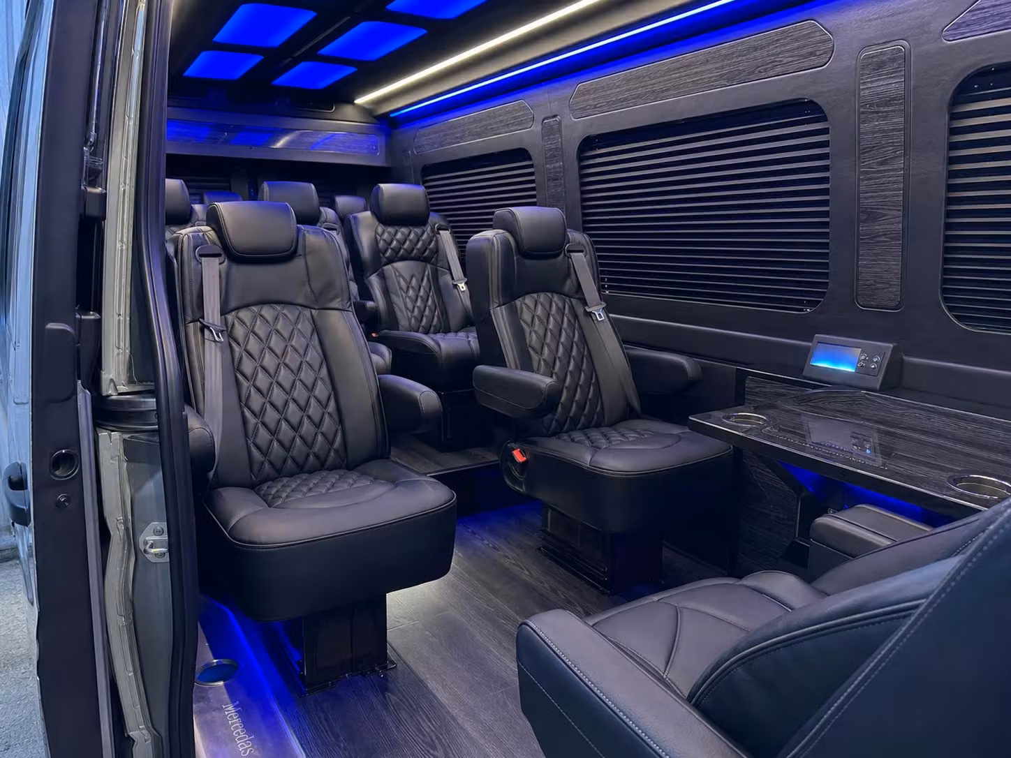 sprinter van transportation for groups and events across bakersfield