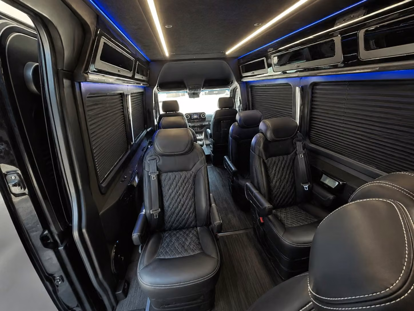 sprinter van with driver interior